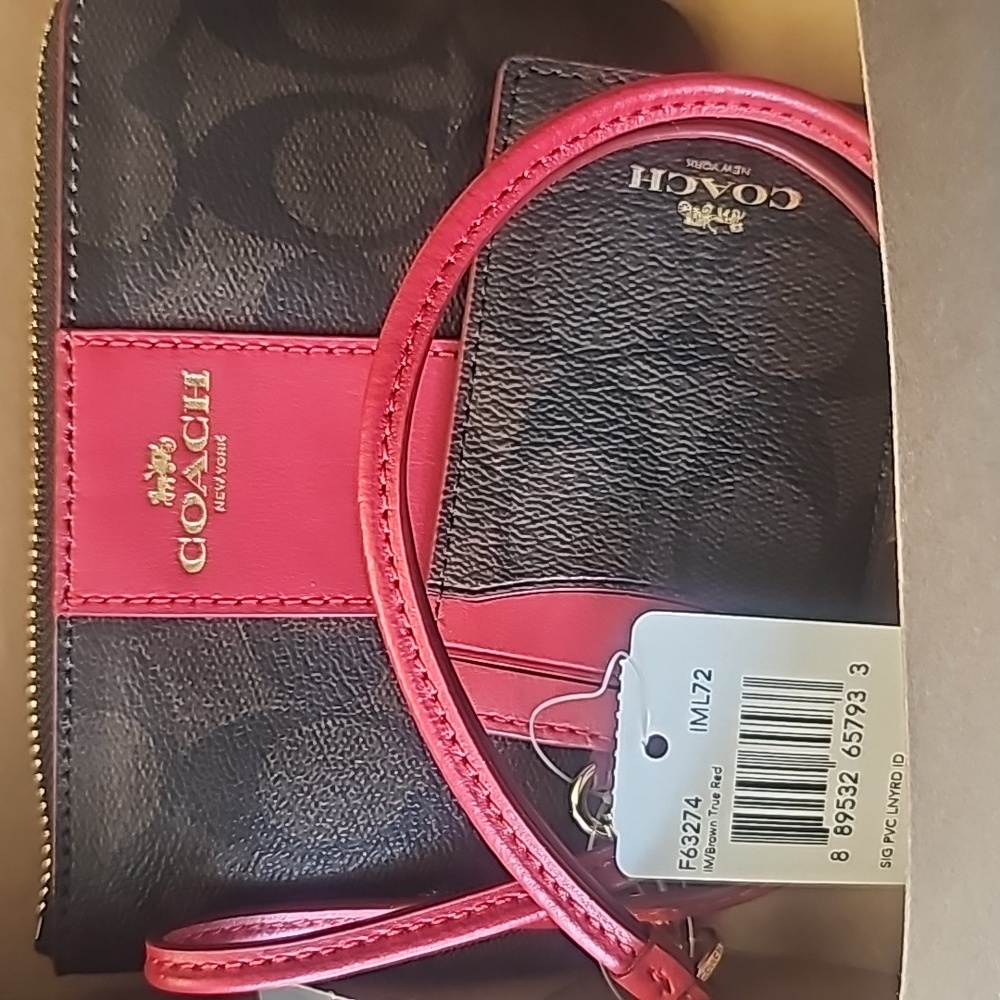Coach Outlet Wristlet and ID Set